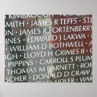 Vietnam Poster herdenkingsmuur