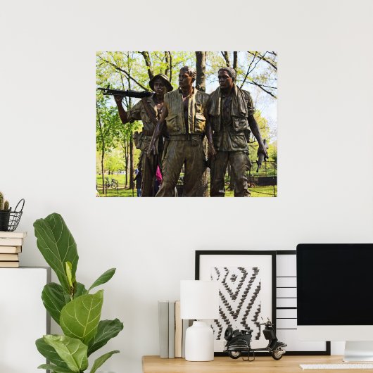 Vietnam-Poster voor oorlogsherdenking Poster (Thuiskantoor)