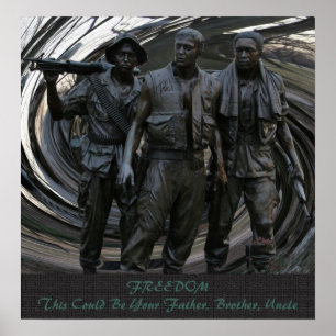 Vietnam-Poster voor oorlogsherdenking Poster