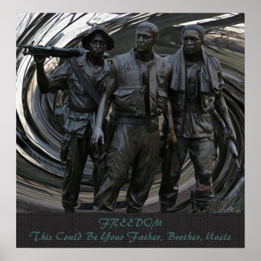 Vietnam-Poster voor oorlogsherdenking Poster (Voorkant)