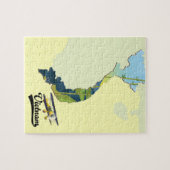 Vietnam reis kaart legpuzzel (Horizontaal)