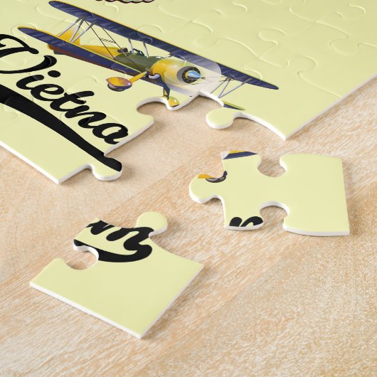 Vietnam Reiskaart Legpuzzel (Zijkant)