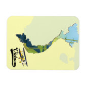 Vietnam Reiskaart Magneet (Horizontaal)