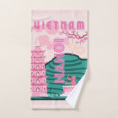 Vietnam Reiskunst Bad Handdoek (Handdoek)