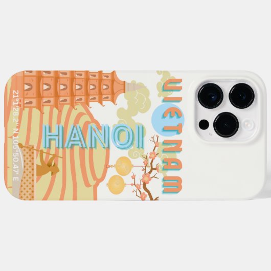 Vietnam Reiskunst Case-Mate iPhone Case (Achterkant (horizontaal))