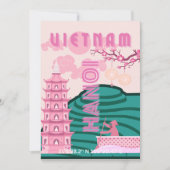 Vietnam Reiskunst Feestdagenkaart (Voorkant)