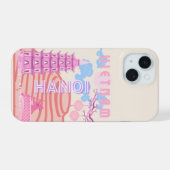 Vietnam Reiskunst, Roze iPhone 15 Case (Achterkant horizontaal)