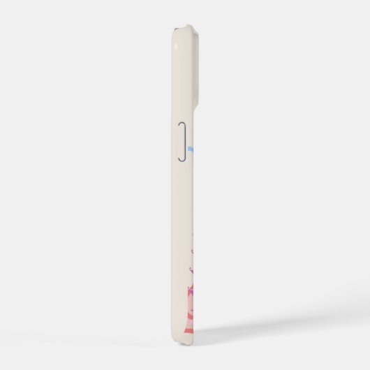 Vietnam Reiskunst, Roze iPhone 15 Case (Rechterkant)