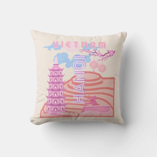 Vietnam Reiskunst, Roze Kussen (Voorkant)