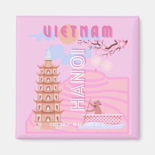 Vietnam Reiskunst, Roze Magneet