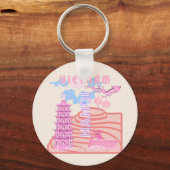 Vietnam Reiskunst, Roze Sleutelhanger (Voorkant)