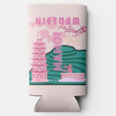 Vietnam Reiskunst Seltzer Blikjeskoeler (Achterkant)