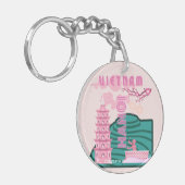 Vietnam Reiskunst Sleutelhanger (Voorkant Links)