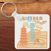 Vietnam Reiskunst Sleutelhanger (Voorkant)