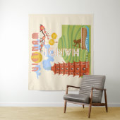 Vietnam Reiskunst Wandkleed (In situ)