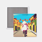 Vietnam reismagneet magneet (Voorkant / Achterkant)