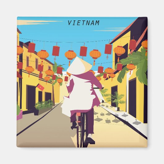 Vietnam reismagneet magneet (Voorkant)