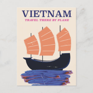 Vietnam Reisposter Aankondigingskaart