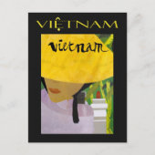 Vietnam reisposter Briefkaart (Voorkant)