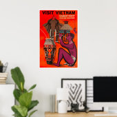 Vietnam Reisposter Buon Ma Thuot Poster (Thuiskantoor)