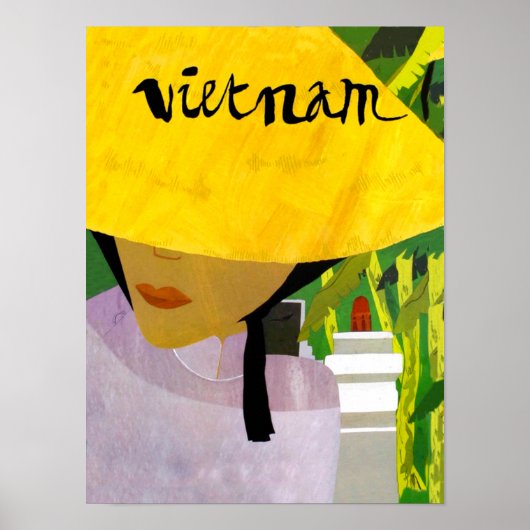 Vietnam-reisposter Poster (Voorkant)