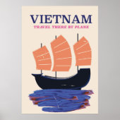 Vietnam Reisposter Poster (Voorkant)