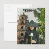 Vietnam Reisvakantie Feestdagenkaart (Voorkant / Achterkant)
