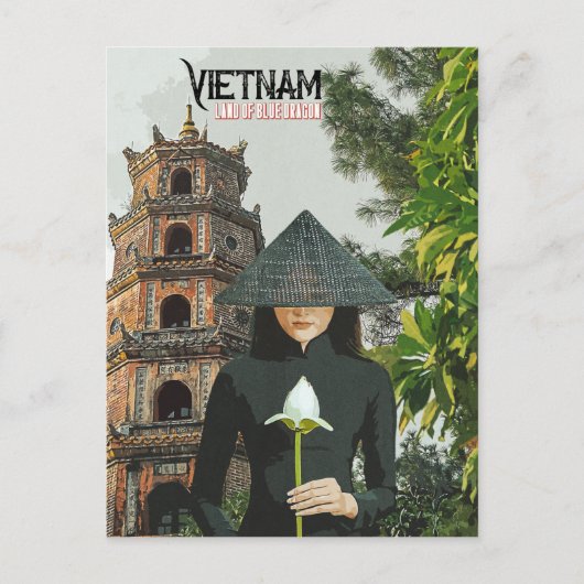 Vietnam Reisvakantie Feestdagenkaart (Voorkant)