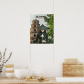 Vietnam Reisvakantie Poster (Keuken)
