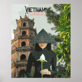 Vietnam Reisvakantie Poster
