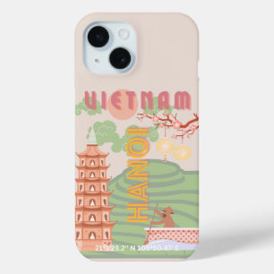 Vietnam Reizen Kunst,  iPhone 15 Case