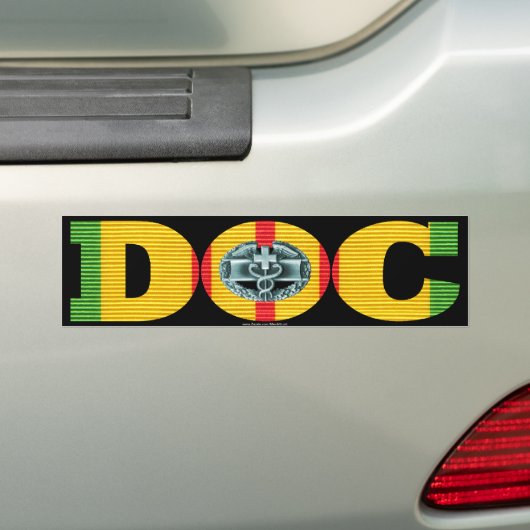 Vietnam Ribbon Doc. - CMB Bumpersticker (Op auto)
