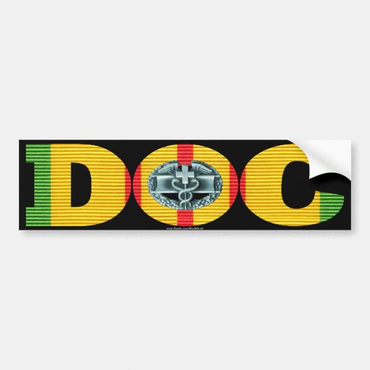 Vietnam Ribbon Doc. - CMB Bumpersticker (Voorkant)