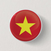 Vietnam Round Icon-vlag Ronde Button 3,2 Cm (Voorkant)