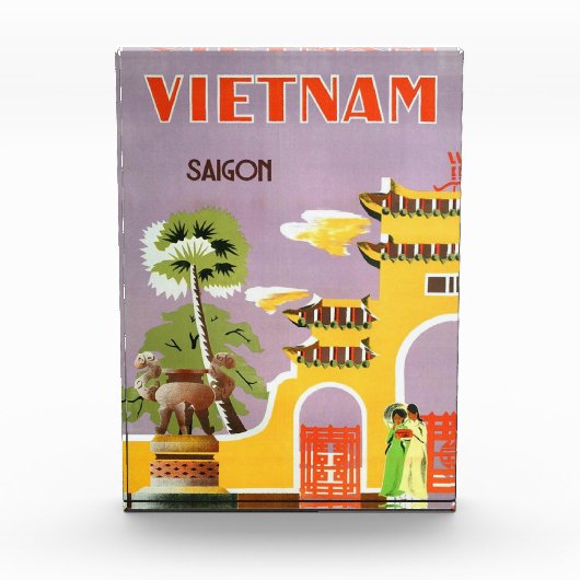  Vietnam Saigon Travel Photo Block Fotoblokken (Voorkant)