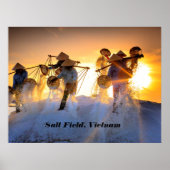 Vietnam Salt Field Poster (Voorkant)