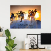 Vietnam Salt Field Poster (Thuiskantoor)