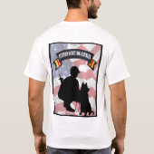 Vietnam Scout Dog Handler (backdesign) T-Shirt (Achterkant)