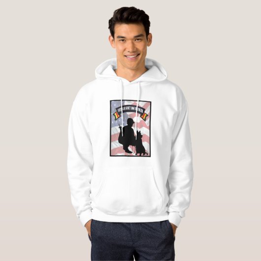 Vietnam Scout Dog Handler Hoodie (Voorkant volledig)