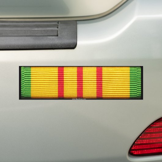 Vietnam Service Medal Bumpersticker (Op auto)