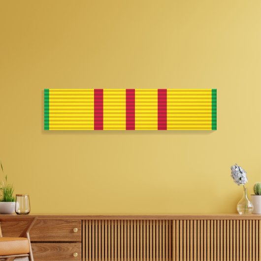 Vietnam Service Medal-lint Canvas Afdruk (Insitu (Woonkamer))