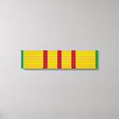 Vietnam Service Medal-lint Canvas Afdruk (Voorkant)