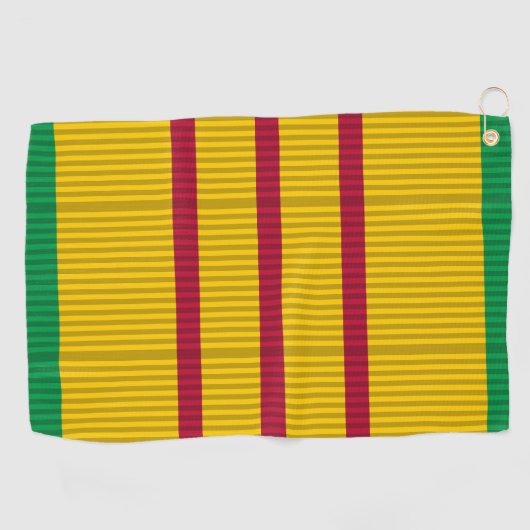 Vietnam Service Medal-lint Golfhanddoek (Horizontaal)