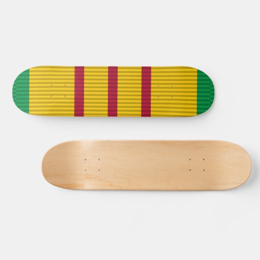 Vietnam Service Medal-lint Persoonlijk Skateboard (Horizontaal)