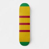 Vietnam Service Medal-lint Persoonlijk Skateboard (Voorkant)