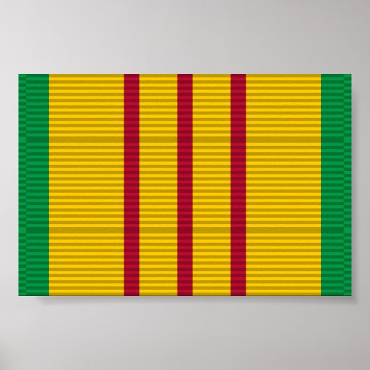 Vietnam Service Medal-lint Poster (Voorkant)