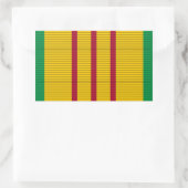 Vietnam Service Medal-lint Rechthoekige Sticker (Tas)