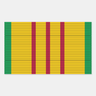 Vietnam Service Medal-lint Rechthoekige Sticker