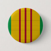 Vietnam Service Medal-lint Ronde Button 5,7 Cm (Voorkant)