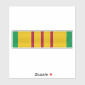 Vietnam Service Medal-lint Sticker (Vel)